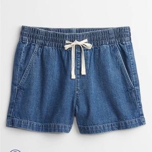 Gap 3.5” Denim Easy Pull-On Shorts with Washwell - Medium Wash